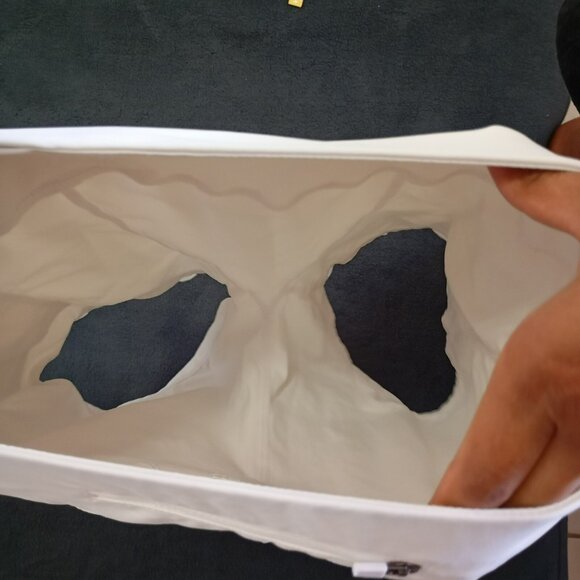 Santiny Womens Pleated Tennis Skirt With Built-In Shorts - White Athletic Skort - Picture 8 of 8